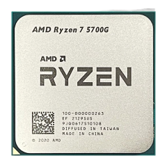 AMD CPU RYZEN 7 5700G TRAY, 8C/16T, 3.8-4.6GHz, CACHE 4MB L2+16MB L3, SOCKET AM4, RADEON VEGA 8 PROCESSOR GRAPHICS, 1YW.